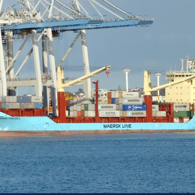 Maersk’s new eco-friendly 5,800 dwt boxship debuts in Japan