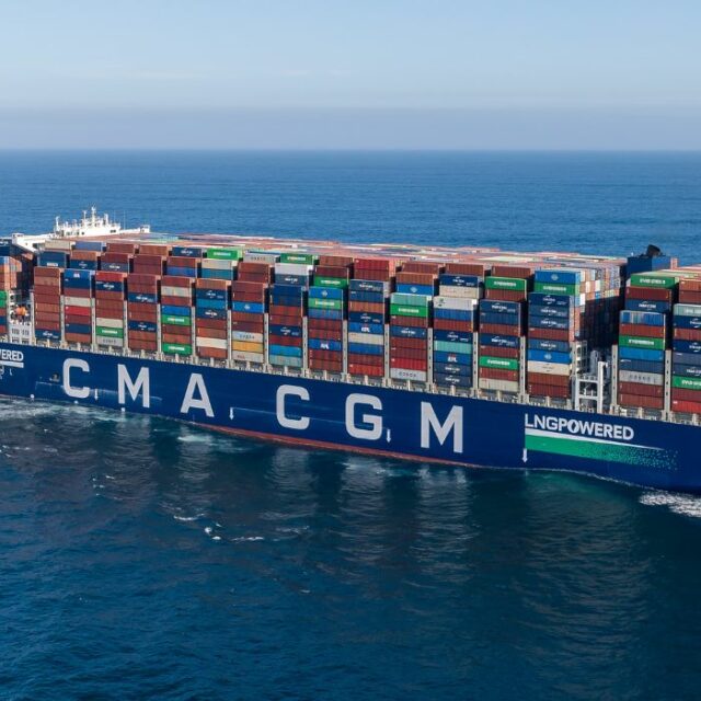 CMA CGM Expands French Fleet with Ten LNG Dual-Fuel Megaships