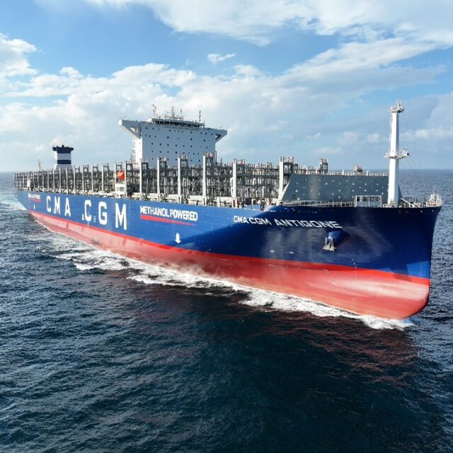 CMA CGM Adds Methanol Dual-Fuel Vessel to Its Fleet